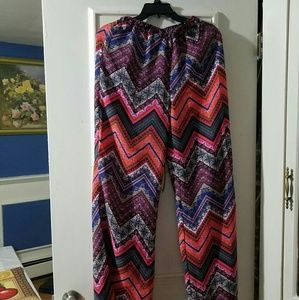 Multicolor palazzo pants